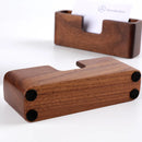 Axyaa Wooden Business Card Box for Office Desk and Front Desk Use