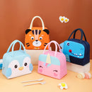 Axyaa Cartoon Animal Lunch Bag: 3D Steroe, Insulated, Waterproof Kids Tote