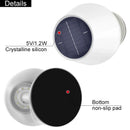 Axyaa Solar Table Lamp Stainless Steel LED Lighting for Indoor Outdoor Use