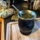 Axyaa Stainless Steel Yerba Mate Cup Set with Bombillas & Cleaning Brush
