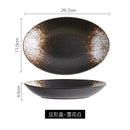 Axyaa Japanese Ceramic Sushi & Fish Plate Set for Hotel & Restaurant