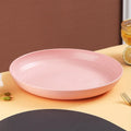 Axyaa Unbreakable Red Dinner Plates, Reusable & Dishwasher Safe for Easy Cleaning