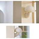 Axyaa White Mushroom LED Wall Lamps for Modern Home Decor