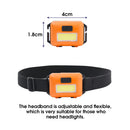 Axya COB LED Headlamp: Mini Waterproof Headlight with 3 Lighting Modes