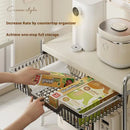Axyaa Microwave Oven Shelf Rack Utensils Storage Organizer