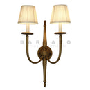 Axyaa Brass Metal LED Wall Lamp, 6W E14 Bulb, Art Decoration Light