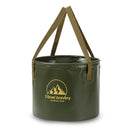 Axyaa Foldable Outdoor Bucket: Portable, Waterproof, Durable, Large Capacity for Camping/Fishing