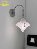 Axyaa Glass Star Wall Lamp LED E27 for Living Room Bedroom Aisle Balcony