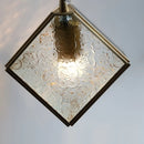 Axyaa Nordic Brass LED Wall Lamp Clear Glass Shade Bathroom Mirror Light