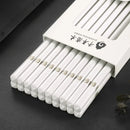 Axyaa Ceramic Chopsticks Set - Premium Quality Chinese Tableware