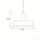 Axyaa Wrought Iron Pendant Light Chandelier - Modern Silver Industrial Style