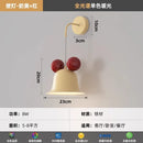 Axyaa Minimalist Small Bell Bedside Chandelier Modern Wind Milk Bean Creative Bedroom Light