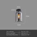 Axyaa Nordic Retro Glass Ceiling Lamp LED Pendant Chandelier for Luxe Home Decor