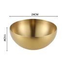 Axyaa Stainless Steel Ramen Bowl - Stylish Kitchen Tableware and Utensil