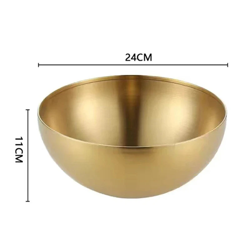 Axyaa Stainless Steel Ramen Bowl - Stylish Kitchen Tableware and Utensil
