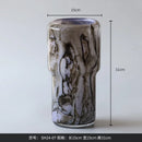 Axyaa Large Opening Glass Vase: Luxury Art Decor for Creative Flower Arrangements