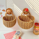 Axyaa Woven Hanging Storage Basket for Fruits and Sundries