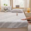 Axyaa 2025 Warm Fleece Fitted Sheet Set, Cozy Mattress Cover & Pillowcase, 3D Flower Design