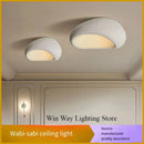 Axyaa 70cm Wabi-Sabi Style Ceiling Light for Bedroom and Living Room