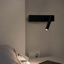 Axyaa Nordic LED Wall Lamp with Switch - Rotating, Ideal for Bedroom, Living Room & Study