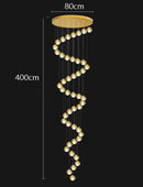 Axyaa Modern LED Pendant Chandelier for Living & Dining Room Lighting