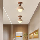 Axyaa Travertine Stone Ceiling Lamp Chandelier for Home Living Room Dining Room