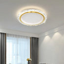 Axyaa Gold Acrylic Round Ceiling Light - Nordic Creative Bedroom Lamp