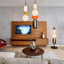 Axyaa Nordic Glass Chandelier Pendant Light - Creative Modern Art Style Home Restaurant Decor