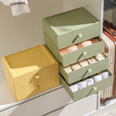 Axyaa 3-in-1 Bra Socks Underwear Organizer Stackable Drawer Storage Box