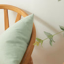 Axyaa Waterproof Plain Cushion Cover - Modern Square Pillowcase for Living Room