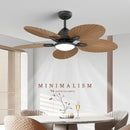 Axyaa Modern Ceiling Fan Light Remote Control Quiet Indoor Hanging Fixture
