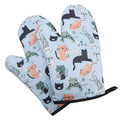 Axyaa Heat-resistant Oven Mitts - 2 Pack Kitchen Baking Gloves