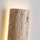 Axyaa Stone Limestone Wall Lamp for Modern Minimalist Home Lighting