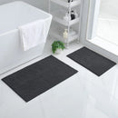 Axyaa Chenille Bathroom Mat Soft Bath Rug Absorbent Non-Slip Washable