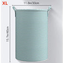 Axyaa Cotton Linen Laundry Basket | Large Capacity Storage Bag | Household Sundries Organizer