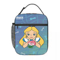 Axyaa Princess Alice Wonderland Insulated Lunch Bag Thermal Cooler Box