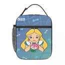 Axyaa Princess Alice Wonderland Insulated Lunch Bag Thermal Cooler Box