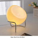 Axyaa Glass Desk Lamp Warm White 3000K Modern Bauhaus Table Light Nordic Bedroom Decor
