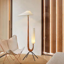 Axyaa Nordic Wood Floor Lamp with Giraffe Design - LED Standing Lamp for Living Room