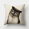 Axyaa Cute Owl Cushion Cover for Home Sofa Bedroom Decor