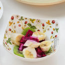 Axyaa Bone Ceramic Food Bowl Set - Western, Salad, Dessert, and Vegetable Bowls