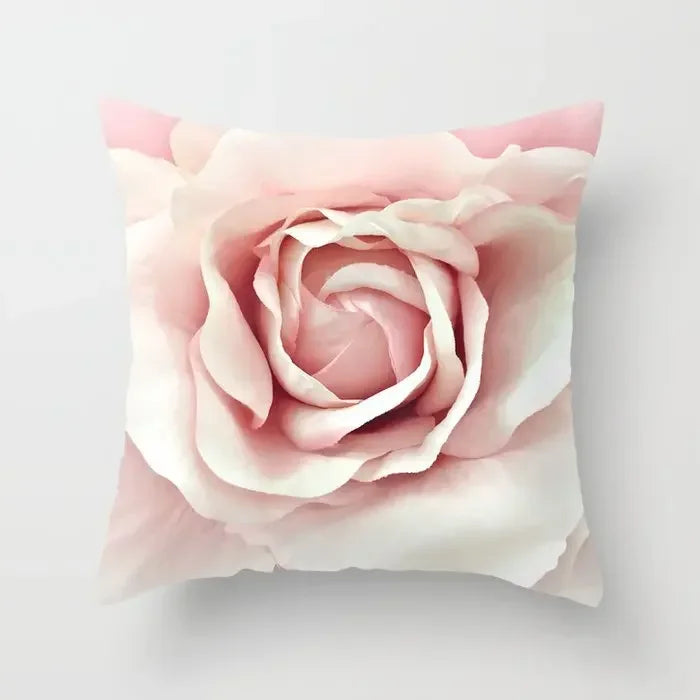 Axyaa Retro Floral Rose Print Pillowcase for Farmhouse Decor 45*45cm