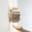 Axyaa 4-Layer White Metal Wall Lamp Modern Creative Light for Bedroom Living Room
