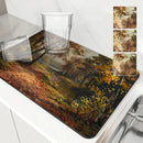 Axyaa Autumn Forest Landscape Absorbent Drying Mat