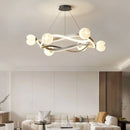 Axyaa Modern Ring Chandelier Dining Room Light Nordic Living Room Minimalist Lamp