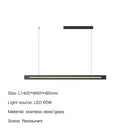 Axyaa LED Chandelier for Modern Minimalist Home Decor