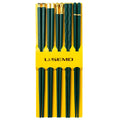 Axyaa Stainless Steel Alloy Chopsticks Set for Asian Cooking and Dining
