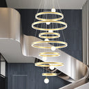 Axyaa Modern Dine Room Pendant Lights Ceiling Chandelier LED Interior Lighting