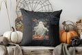 Axyaa Halloween Ghost & Pumpkins Pillow Cover for Sofa Bedroom Car