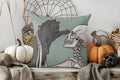 Halloween Skeleton Pattern Throw Pillow Cover by Axyaa: Sofa Bedroom Car Cushion Cover